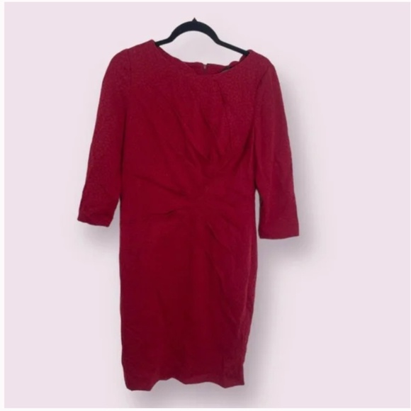 Cinched Classy Elegant Worn Business Casual Girly Chic Girly Party Wedding Dress - Picture 1 of 7